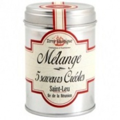Mélange 5 saveurs créoles, Réunion 60g
