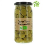 Olives vertes dénoyautées, 340g 