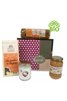 Panier gourmand "Bien être bio" Panier gourmand "Bien être bio"
