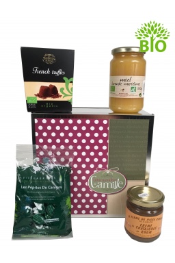 Panier gourmand "Sucré bio" Panier gourmand "Sucré bio"
