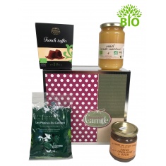 Panier gourmand "Sucré bio" 