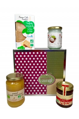 Panier gourmand "Douceurs Bio" Panier gourmand "Douceurs Bio"