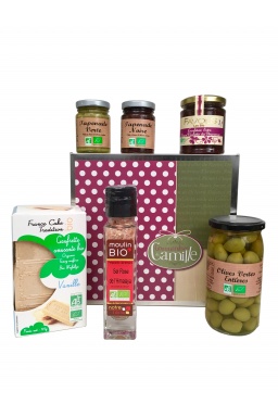 Panier gourmand "Gourmandises Bio" Panier gourmand "Gourmandises Bio"