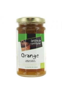 Confiture Orange et sucre de canne Bio 260g