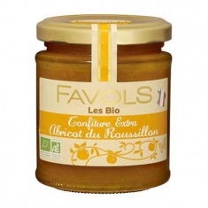 Confiture Extra Abricot du Roussillon Bio 220g