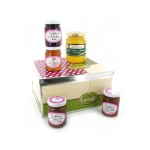 Panier gourmand miel et confiture