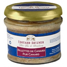 Rillettes de canard pur canard 180g