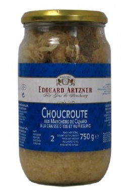 Choucroute aux Manchons de Canard au Riesling 750g Choucroute aux Manchons de Canard au Riesling 750g