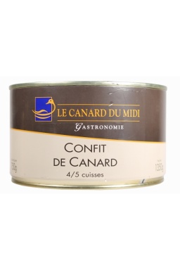 Confit de canard 4/5 cuisses 1350g Confit de canard 4/5 cuisses 1350g