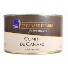 Confit de canard 4/5 cuisses 1350g